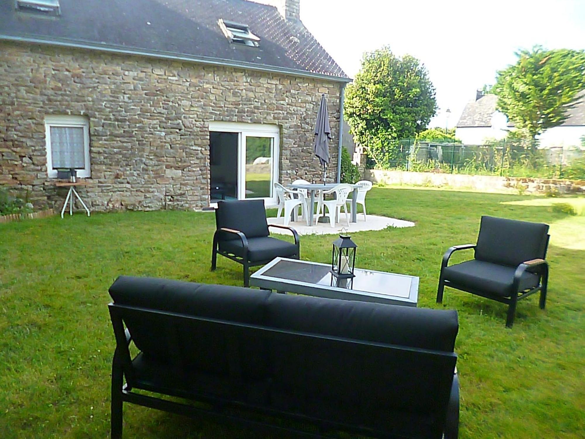 Gite Au Calme Centre Finistere Jardin Clos Trégourez Exterior foto
